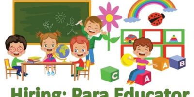 Preschool is hiring a Para Educator